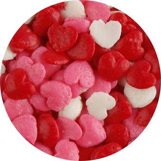 Coloured Hearts 1Kg Bag